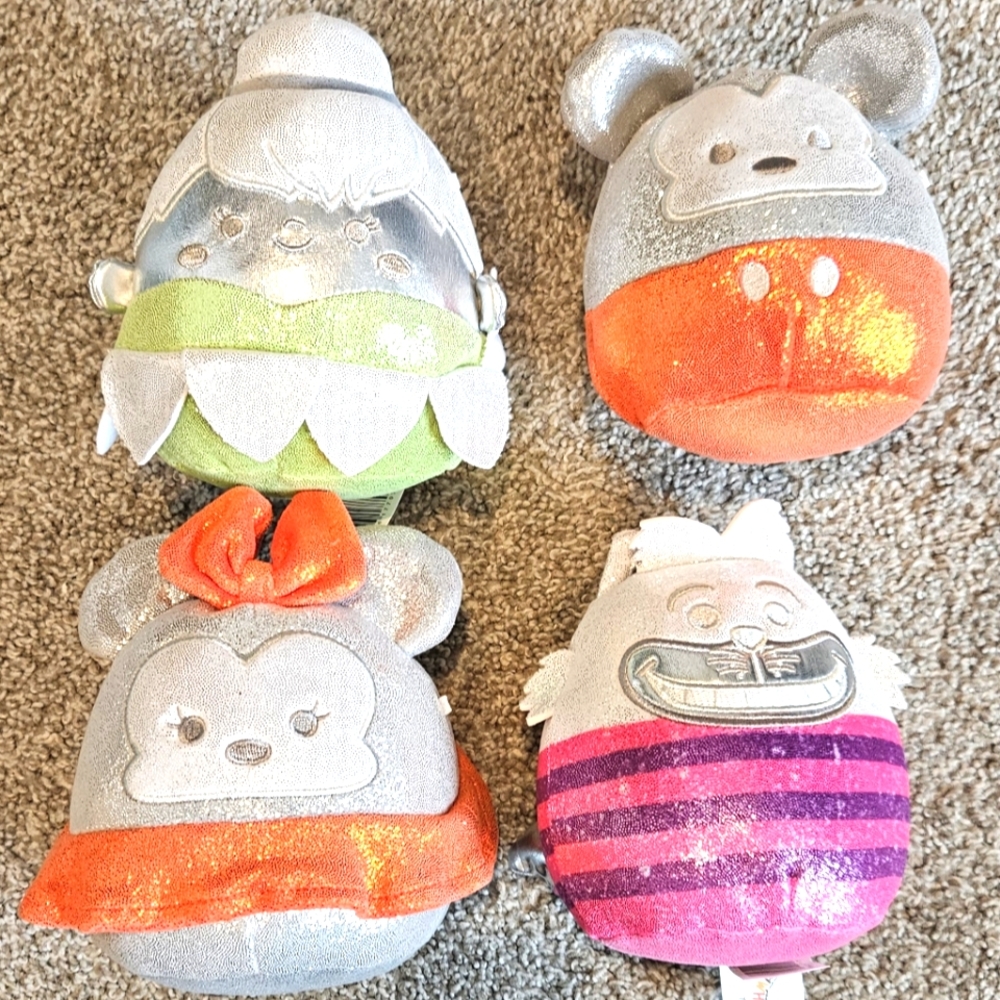 Disney Squishmallows 4pc bundle - Picture 1 of 2